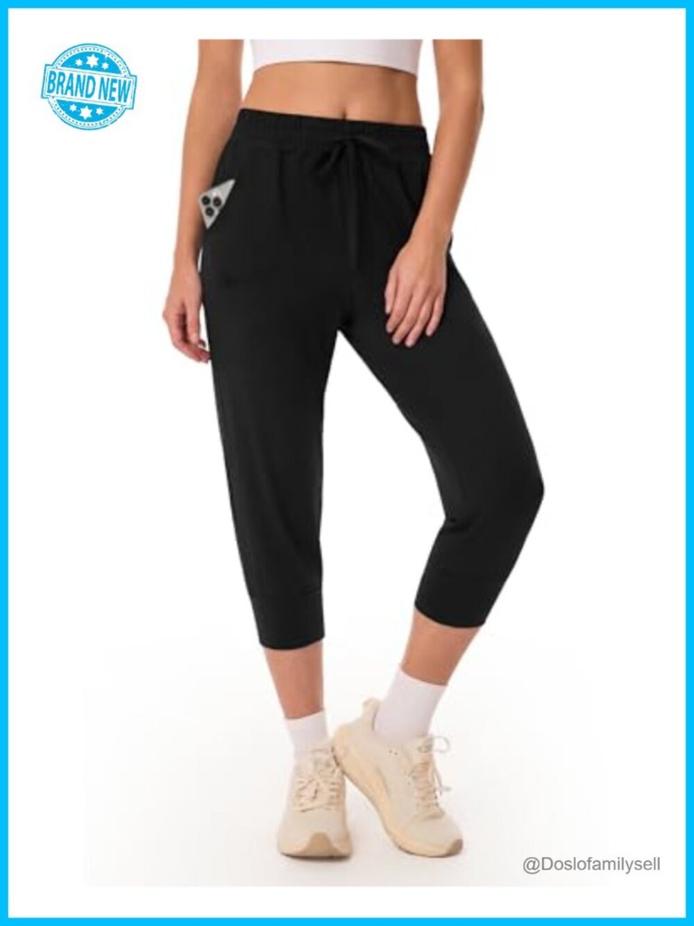 Women's Lightweight Joggers with Pockets Yoga Lounge Sweatpants